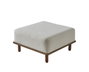 Atelier Del Sofa Puff Texturizado Coco Blanco
